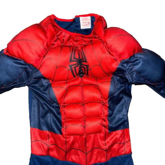 Marvel Kids 🦸 Superhero, Spider-Man padded Bodysuit / costume with gloves - Picture 4 of 8